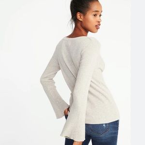 Old Navy BLACK Bell-Sleeve Sweater